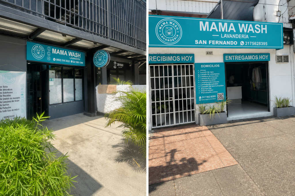 Sedes de Mamawash en Granada y San Fernando, norte de Cali